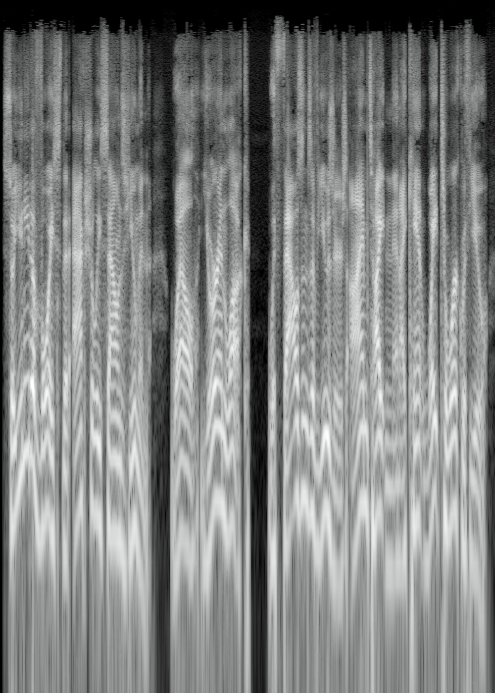 Spectrogram generated from the local Titan voice sample